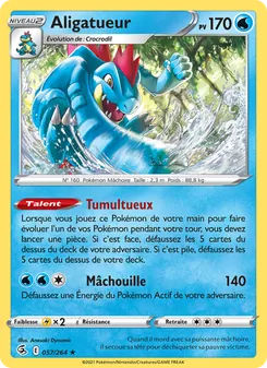 Aligatueur, Poing de Fusion, n° 57