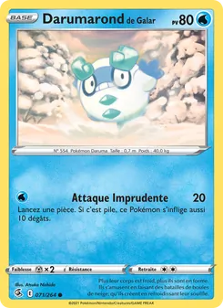 Darumarond de Galar, Poing de Fusion, n° 71