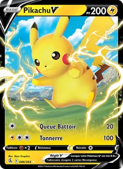 Pikachu V, Poing de Fusion, n° 86