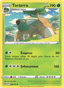 Torterra, Stars Étincelantes, n° 008