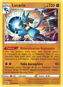 Lucario, Stars Étincelantes, n° 079