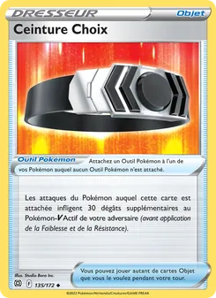 Ceinture Choix, Stars Étincelantes, n° 135