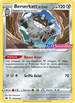 Berserkatt de Galar, Promo SWSH, n° SWSH008
