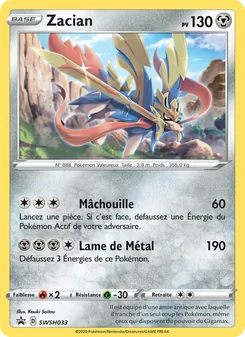 Zacian, Promo SWSH, n° SWSH033