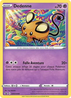 Dedenne, Promo SWSH, n° SWSH080