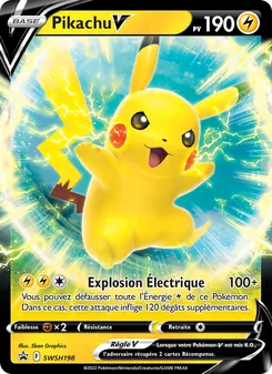 Pikachu V, Promo SWSH, n° SWSH198