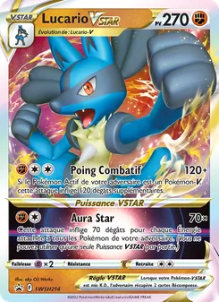 Lucario VSTAR, Promo SWSH, n° SWSH214