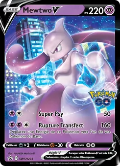 Mewtwo V, Promo SWSH, n° SWSH223