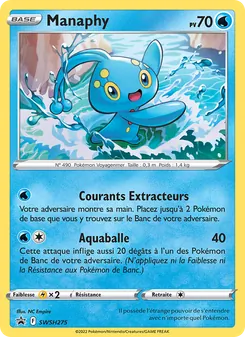 Manaphy, Promo SWSH, n° SWSH275