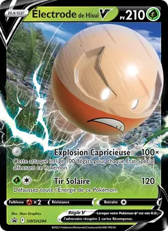Électrode de Hisui V, Promo SWSH, n° SWSH294