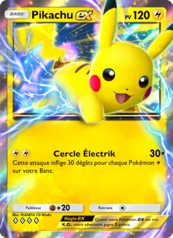Pikachu-ex, Puissance Génétique, n° 096