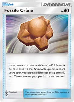 Fossile Crâne, Choc Spatio-Temporel, n° 144