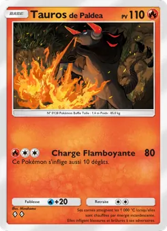 Tauros de Paldea, Réjouissances Rayonnantes, n° 013