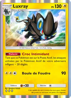 Luxray, Crise Interdimensionnelle, n° 015