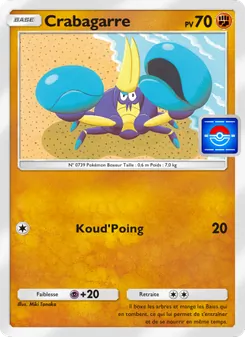 Crabagarre, Promo-A, n° 071