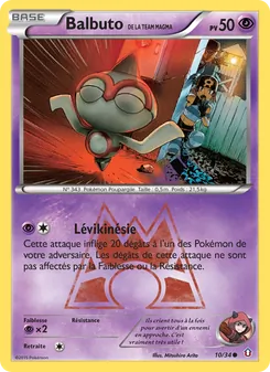 Balbuto de la Team Magma, Double Danger, n° 10