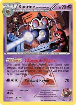 Kaorine de la Team Magma, Double Danger, n° 11