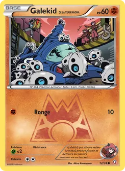 Galekid de la Team Magma, Double Danger, n° 12
