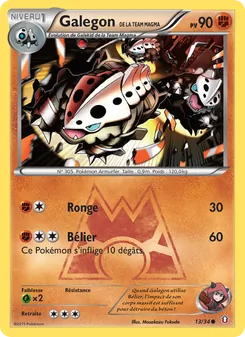 Galegon de la Team Magma, Double Danger, n° 13