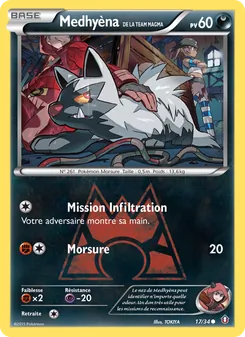 Medhyèna de la Team Magma, Double Danger, n° 17