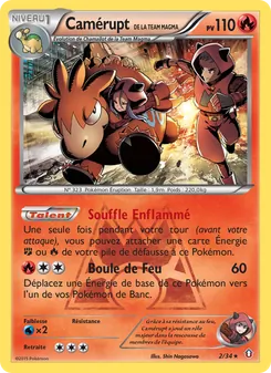 Camérupt de la Team Magma, Double Danger, n° 2