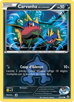 Carvanha de la Team Aqua, Double Danger, n° 20