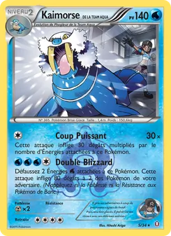 Kaimorse de la Team Aqua, Double Danger, n° 5
