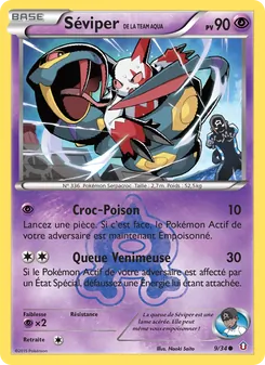 Séviper de la Team Aqua, Double Danger, n° 9