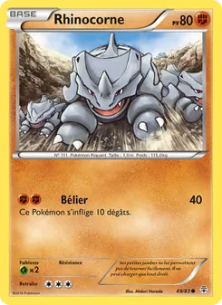 Rhinocorne, Générations, n° 49