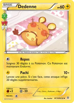 Dedenne, Générations, n° RC10