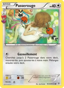 Passerouge, Générations, n° RC25