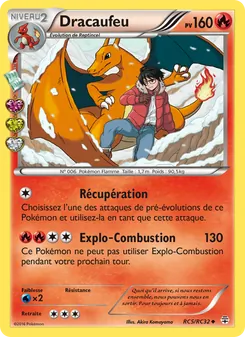 Dracaufeu, Générations, n° RC5