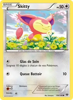 Skitty, XY, n° 104