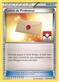 Lettre du Professeur, XY, n° 123