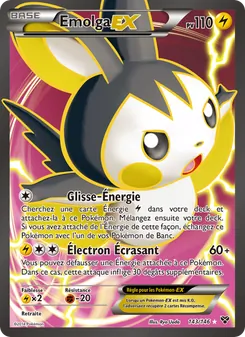 Emolga EX, XY, n° 143