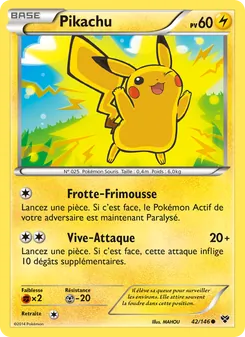 Pikachu, XY, n° 42
