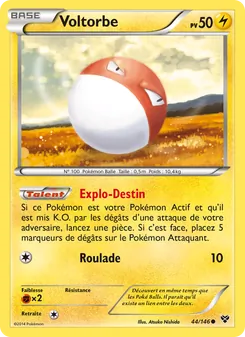 Voltorbe, XY, n° 44