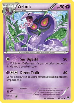 Arbok, XY, n° 48