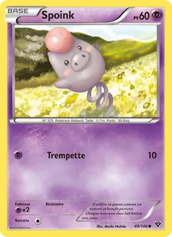 Spoink, XY, n° 49
