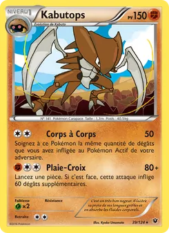 Kabutops, Impact des Destins, n° 39