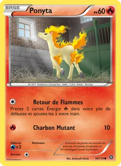 Ponyta, Offensive Vapeur, n° 16
