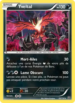 Yveltal, Offensive Vapeur, n° 65
