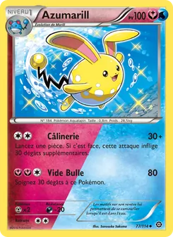 Azumarill, Offensive Vapeur, n° 77