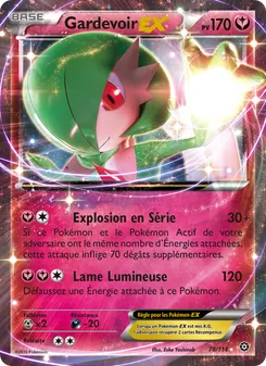 Gardevoir EX, Offensive Vapeur, n° 78