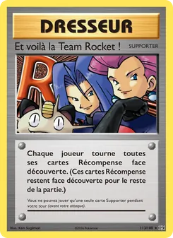 Et voilà la Team Rocket !, Évolutions, n° 113