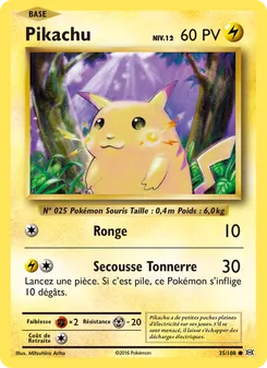 Pikachu, Évolutions, n° 35