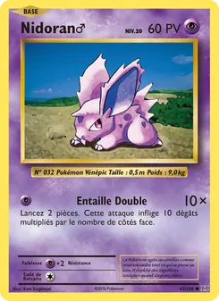 Nidoran♂, Évolutions, n° 43