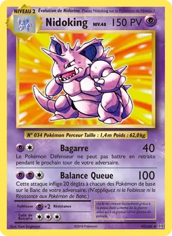 Nidoking, Évolutions, n° 45