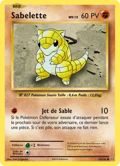 Sabelette, Évolutions, n° 54