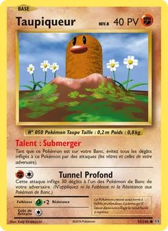 Taupiqueur, Évolutions, n° 55
